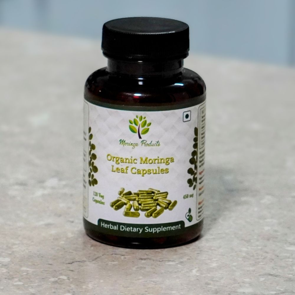 Organic Moringa Leaf Capsules