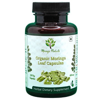 Organic Moringa Leaf Capsules