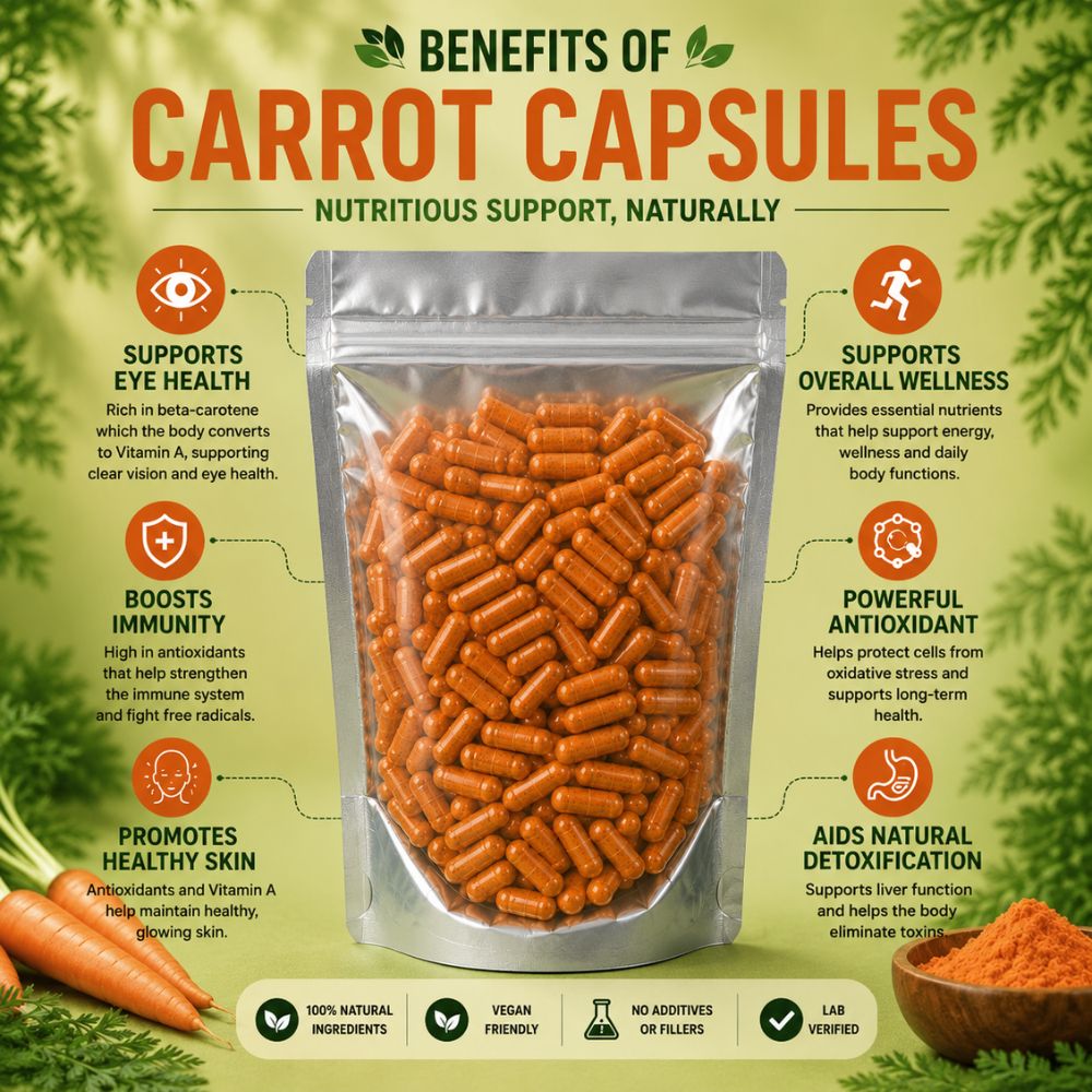 Carrot Capsules 140g