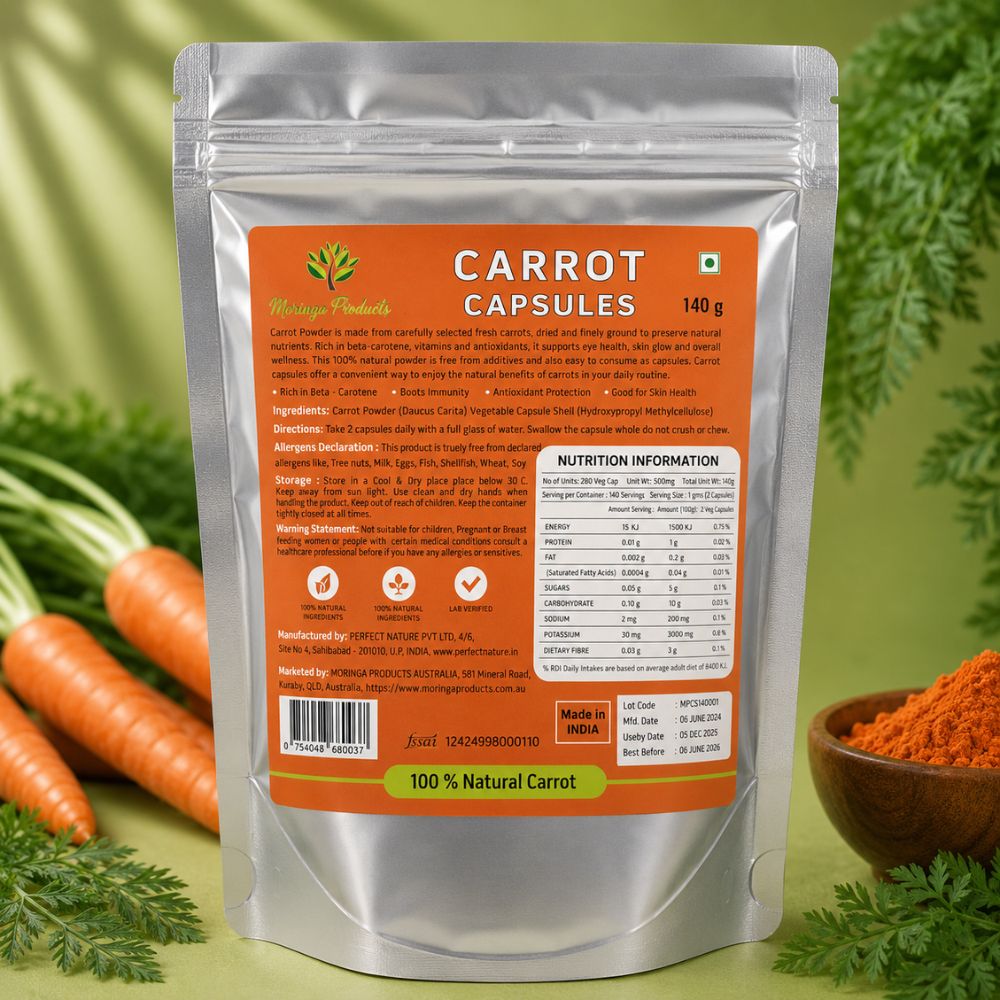 Carrot Capsules 140g