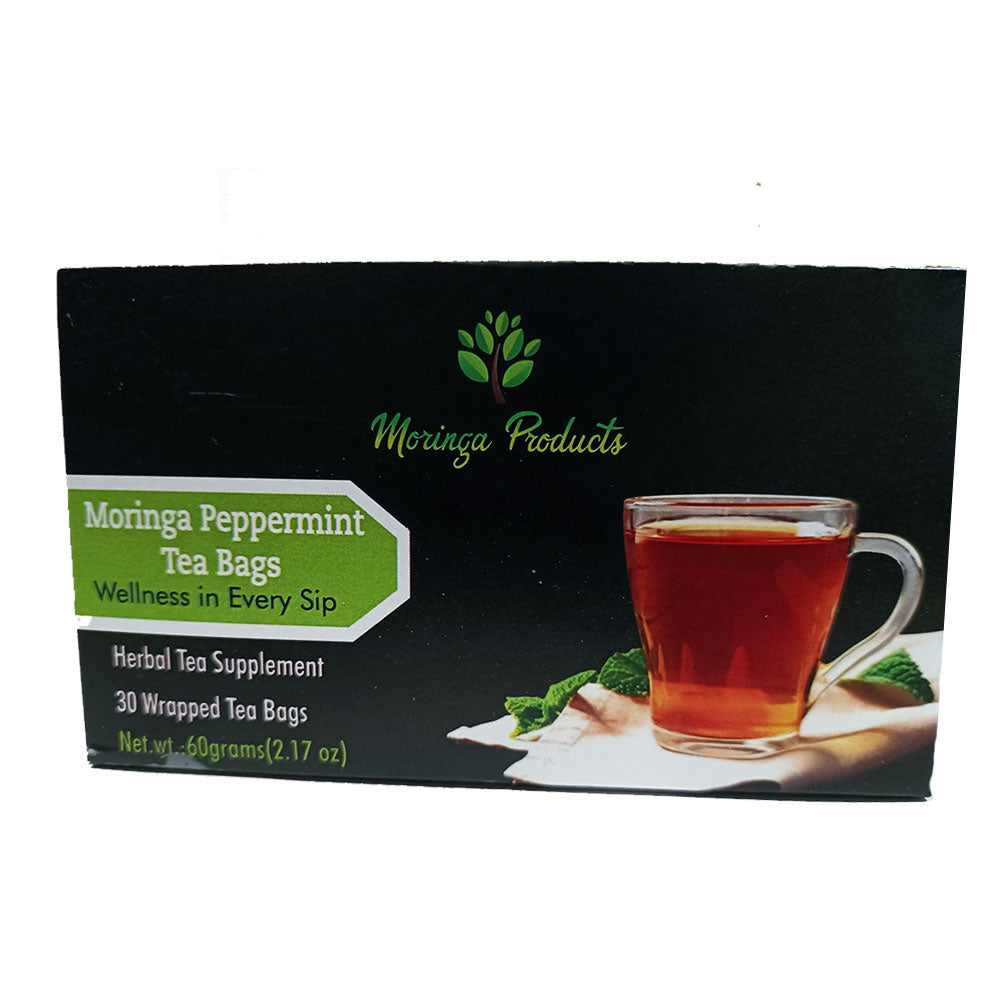 Moringa Peppermint Tea Bags