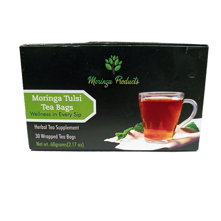 Moringa Tulsi (Holy Basil) Tea Bags Australia Moringa Products